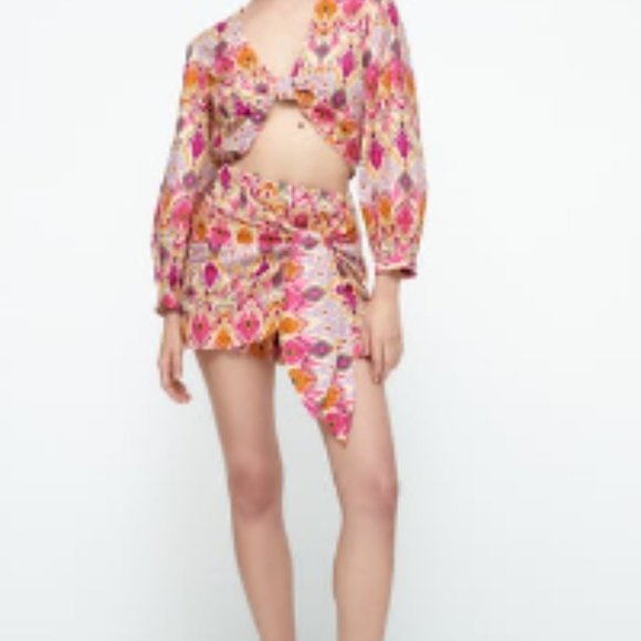 ZARA Printed Skort - Picture 2 of 6